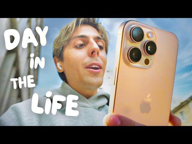 Day In The Life with iPhone 16 Pro Max - (Camera Control, Apple Intelligence, 4K 120 FPS & More!)