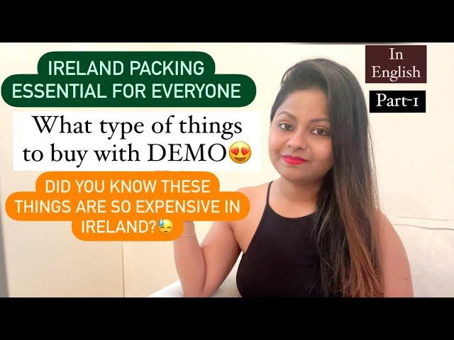 Things to pack for Ireland.Must watch before you start packing for Ireland.Do’s and Don’t.