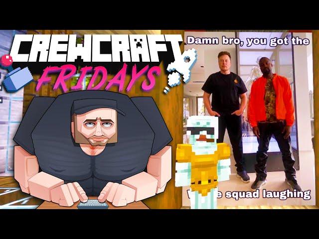 So Many Memes! - CrewCraft Fridays Minecraft Server - Episode 4