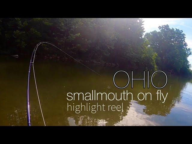 Fly fishing in Ohio for smallmouth bass