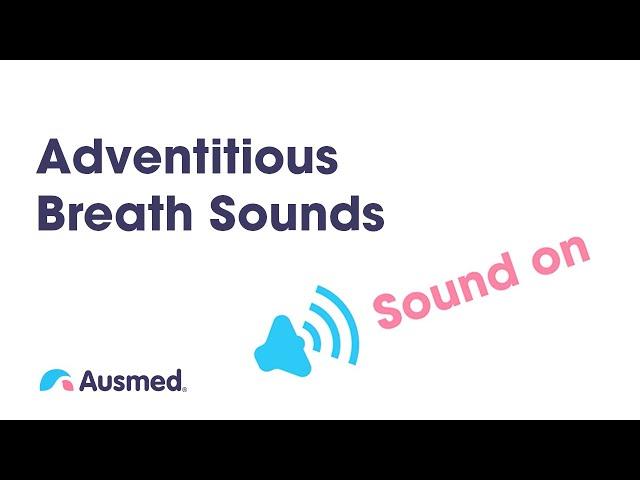 Adventitious Breath Sounds: Stridor, Wheezes / Rhonchi, Crackles / Rales and Pleural Rub | Ausmed