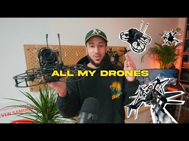 Ma flotte de drones FPV (Cinewhoop, 5 Pouces, Cinelifter...)