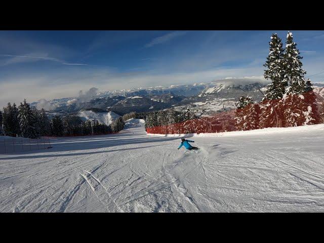 SKI CARVING SKIING HEAD SKI ALPE CERMIS VAL DI FIEMME DOLOMITES ITALY 2024