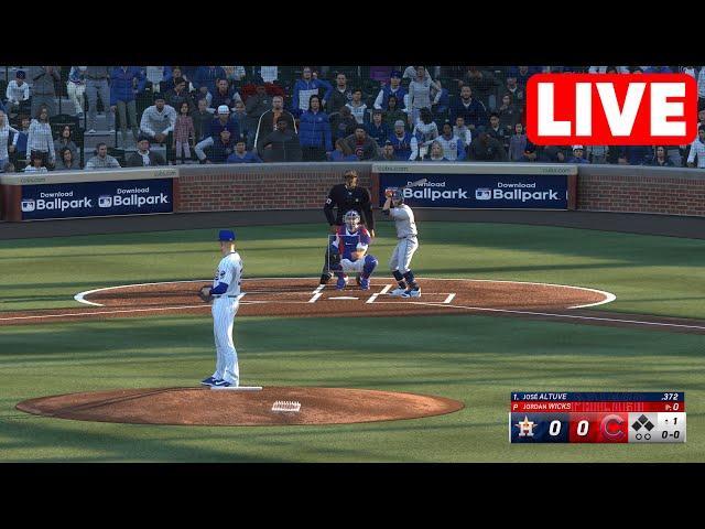 MLB LIVE Houston Astros vs Chicago Cubs - 25th April 2024 | MLB Full Game - MLB 24