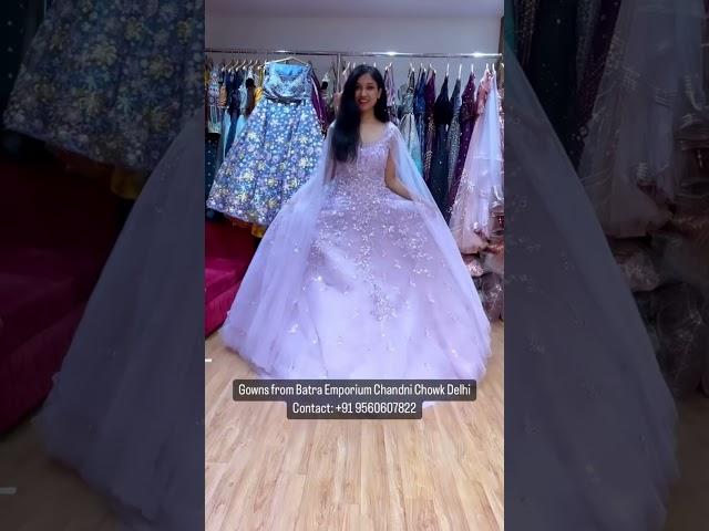 Lilac Engagement Gown Shopping in Chandni Chowk #shorts #ashortaday #lehenga #lehengacholi