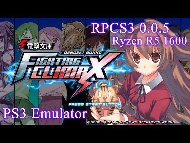 [RPCS3] Dengeki Bunko: Fighting Climax [BLUS315350] Ryzen R5 1600