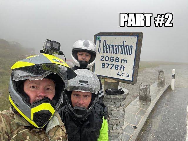 Alps and Dolomites on motorbike 2021 - #2 (Swiss Alps and passes)