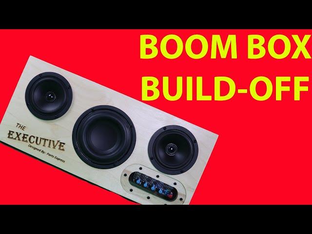 DIY Boombox Build-Off:  Toids DIY Audio vs HIFI Vega vs DIY Audio Guy