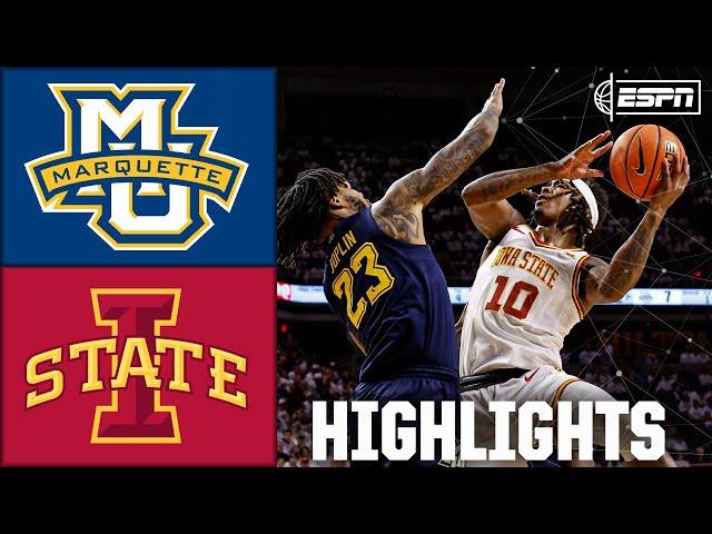 Marquette Golden Eagles vs. Iowa State Cyclones | Full Game Highlights | ESPN College Basketball