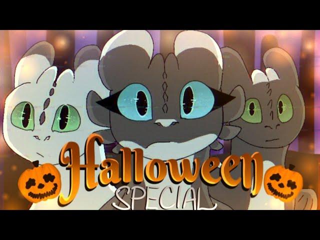 Toothless x Light Fury-/ANIMATION/-(HALLOWEEN SPECIAL)