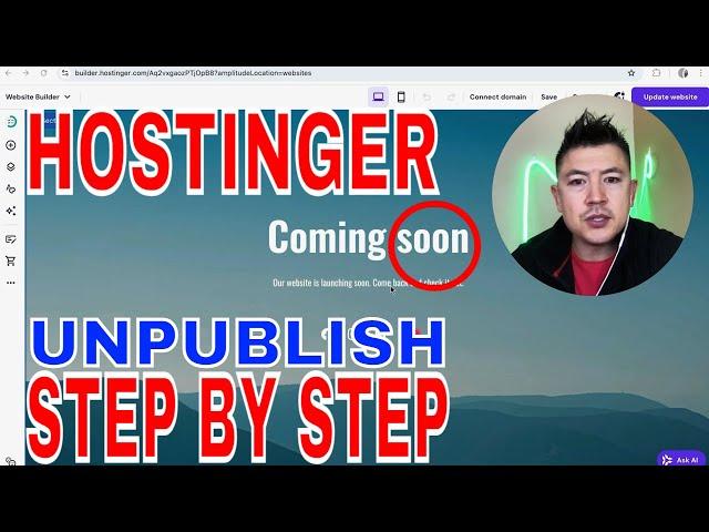   How To Unpublish Hostinger Website Builder Website 