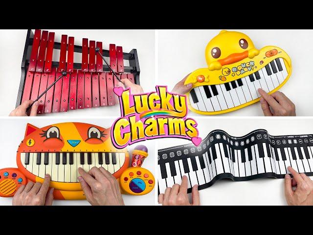 Lucky Charms commercial jingle on cool different instruments!