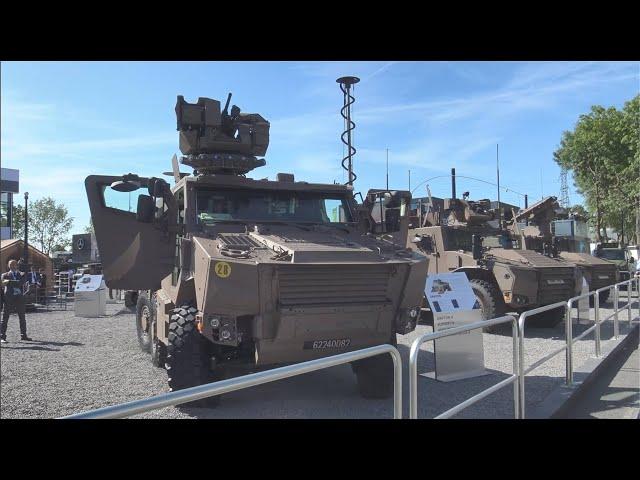 Discover defense products Nexter Systems Eurosatory 2022 artillery armored vehicles robots munitions