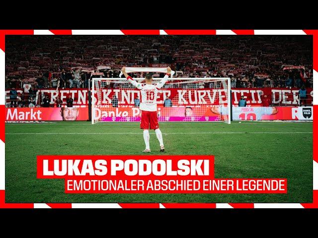 LUKAS PODOLSKI - KÖLSCHE JUNG & ABSCHIEDSREDE | ABSCHIEDSSPIEL | 1. FC Köln