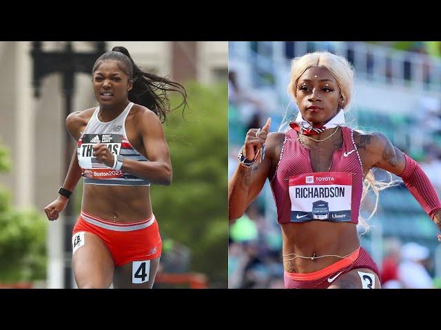 Gabby Thomas accelerated past Sha'Carri Richardson to win the 200m  Nationals