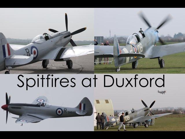 Private Spitfire FR XVIIIe displays at Duxford