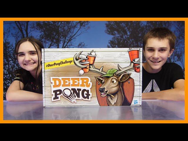 NEW Deer Pong | Talking Deer Head Game | #DeerPongChallenge