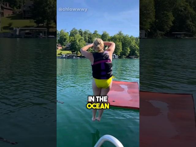 She Was Jumping In The Ocean When This Happened 