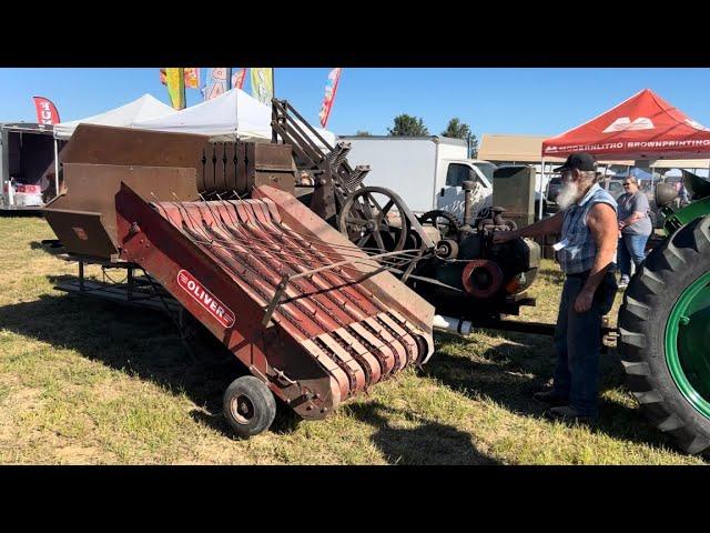 Rodney Martin’s Awesome 1940’s Oliver BaleMaster at the 2024 Boonville,Mo National Show!