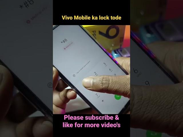 #shorts #Vivo# Unlock Vivo Mobile #Vivopinbreak# Mobile ka pin khole @Santech Info