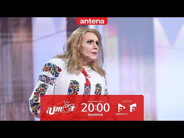 Diana Șoșoacă își cere drepturile într-un discurs politic pe scena iUmor! Moment marca Ionuț Rusu