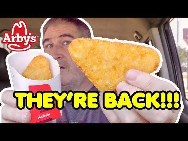 THEY'RE BACK! Arby's Potato Cakes Review for 2024!