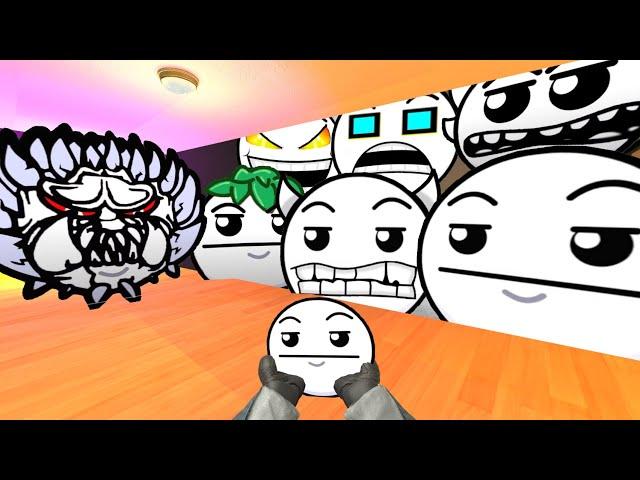 Saving GhostFace From Geometry Dash Emoji "HOUSE IN THE FREEDOM" And Lobotomy Dash Nextbot Gmod