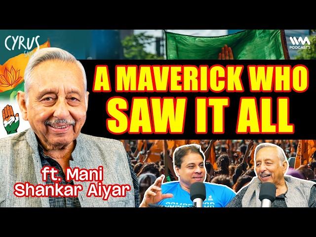 THE MOST EXPLOSIVE PODCAST w/ Mani Shankar Aiyar on BJP, Rahul Gandhi, Vajpayee, Harshad Mehta Scam