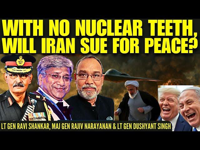 No Nukes Left — Will Iran Beg for Peace? Will Israel Seek Regime Change? | #ThreeGoodGenerals
