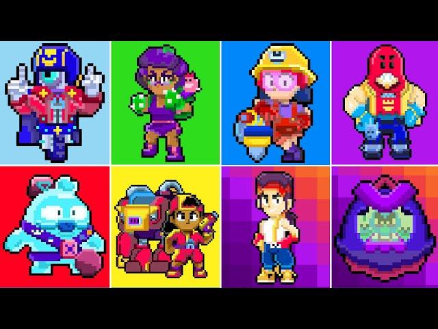 All Brawlers In Pixel Art