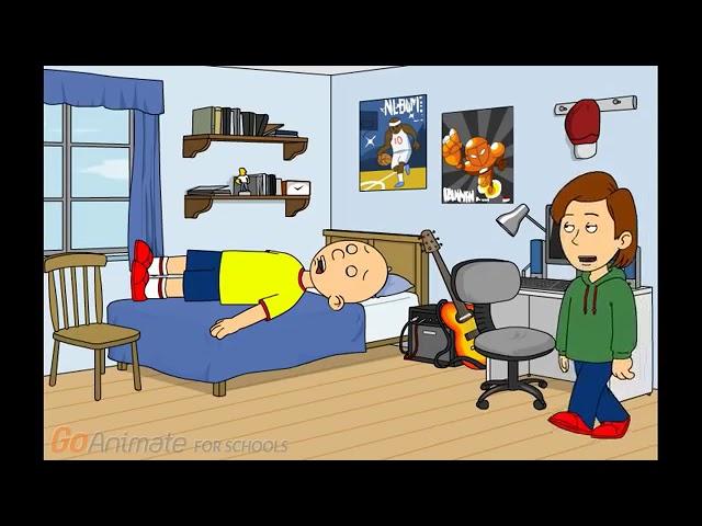 Caillou Misbehaves At Breakfast