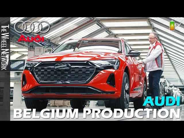 Audi Q8 e-tron Production in Belgium – Audi Brussels Plant EV Manufacturing