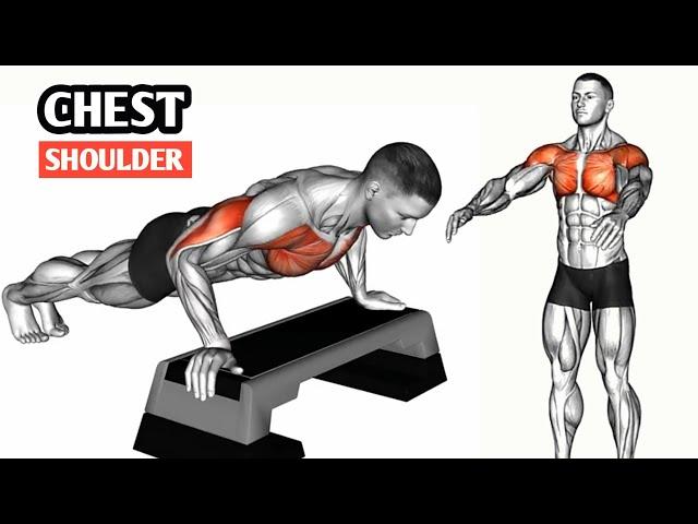 Chest & Shoulder Workout at Home – No Equipment Needed!