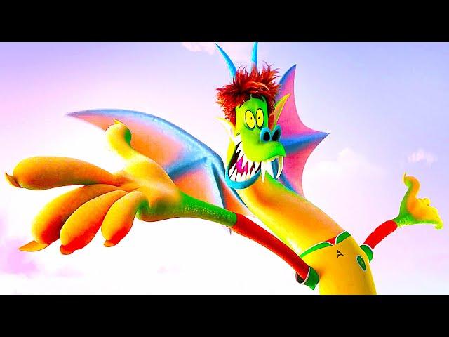 Johnny Learns To Fly Scene | HOTEL TRANSYLVANIA: TRANSFORMANIA (2022) Movie CLIP HD