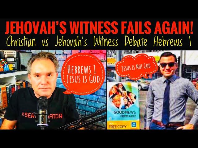 Jehovah's Witness Fails Again! Christian vs Jehovah's Witness Debate is Jesus God in Hebrews 1?