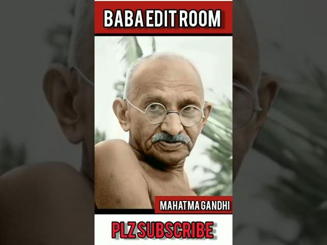 Mahatma Gandhi Transformation 1868 to 1948️ #shorts #transformationvideo #youtubeshorts