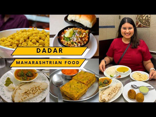 Best DADAR MAHARASHTRIAN FOOD Tour | Misal Pav, Kothimbir Vadi, Puranpoli & More | MUMBAI | 4K