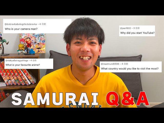 [Japanese Samurai Q&A] I exposed everything about me!!