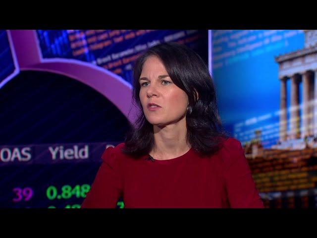 Germany's Baerbock on Israel Conflict, Ukraine and Trade