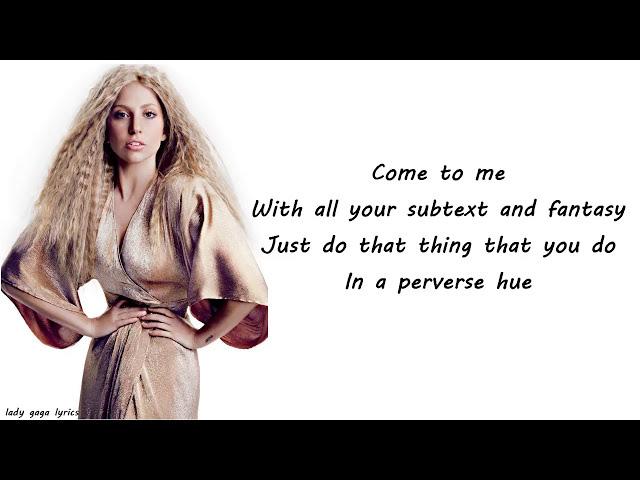 Lady Gaga - Artpop Lyrics