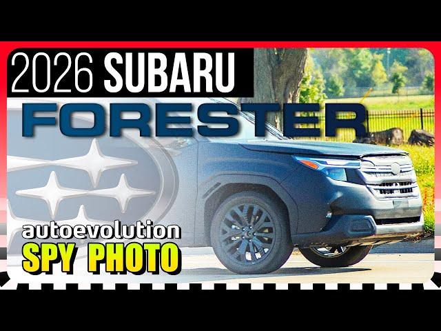 SPY SHOTS: 2026 Subaru Forester // Boxer HEV