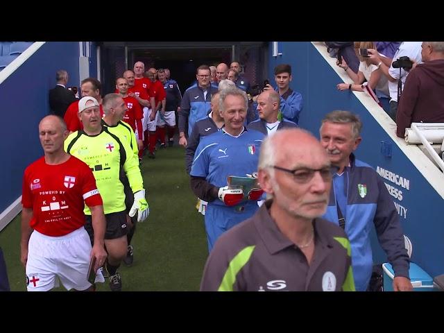 England v Italy Over-50s & Over-60s Walking Football International Matches