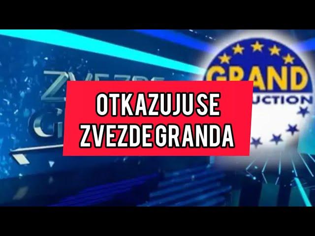 Otkazuju se Zvezde Granda! Hitno saopstenje produkcije! Tuga #zvezdegranda