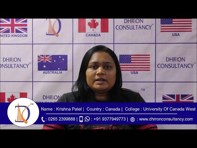 Krishna Patel - Canada Student Visa