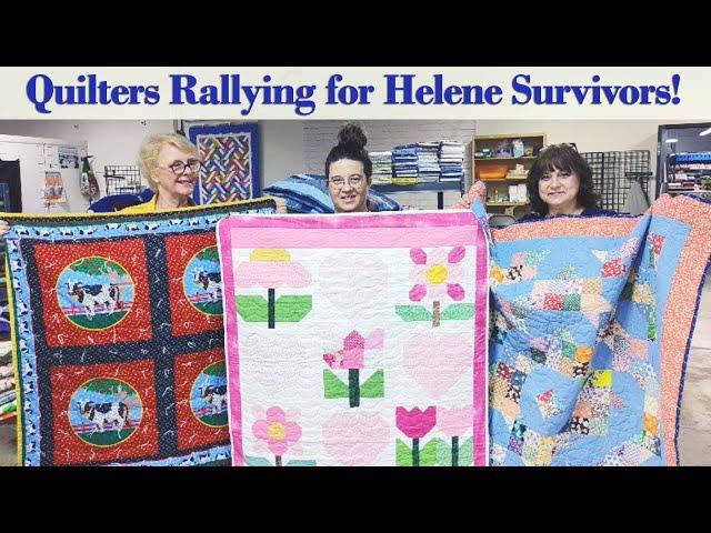 Threads of Hope: Quilters Unite for HELENE Survivors!