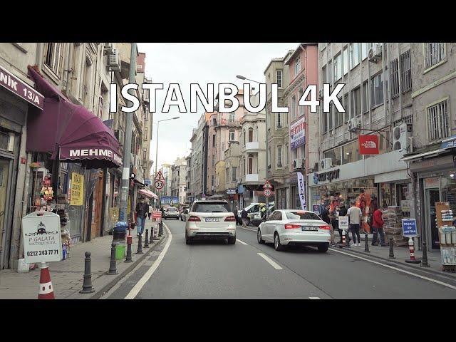 Istanbul 4K - Driving Downtown - Turkey