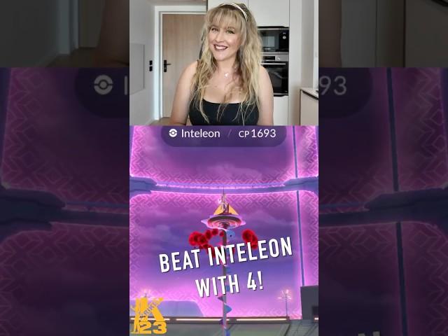 HOW TO BEAT GIGANTAMAX INTELEON WITH 4 TRAINERS in Pokémon GO!