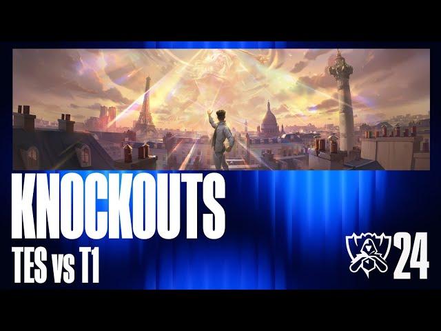 Worlds 2024 - TES vs T1 - Knockout Stage - Quarterfinals Match 3