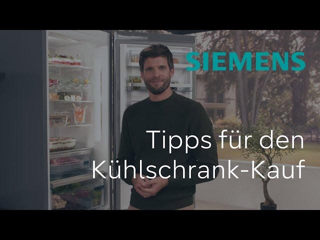 Kühlschränke kaufen: Darauf solltest du achten I Siemens Kühlschränke