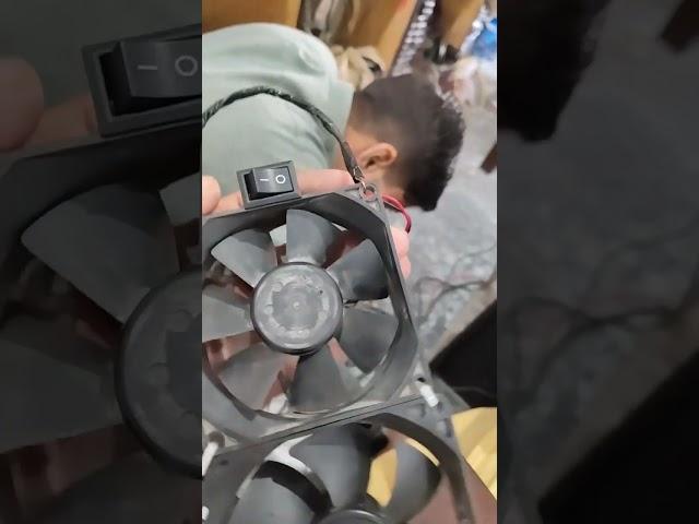 Fan Modified 12V Fan with On Off Switch